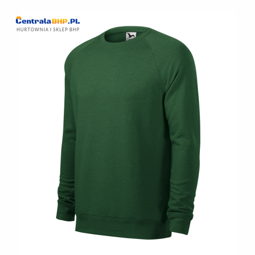 bluza męska MERGER 415 zieleń butelkowa melanż a.png