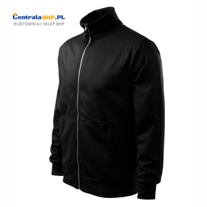 Bluza męska robocza sportowa reklamowa rozpinana bez kaptura ADVENTURE 407 Adler Malfini czarna
