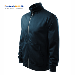 Bluza męska robocza sportowa reklamowa rozpinana bez kaptura ADVENTURE 407 Adler Malfini granatowa
