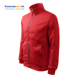 Bluza męska robocza sportowa reklamowa rozpinana bez kaptura ADVENTURE 407 Adler Malfini czerwona