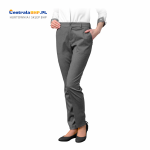 Spodnie robocze damskie do pasa dla obsługi Good Taste LENTO-L szary stalowy Reis