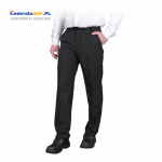 Spodnie wyjściowe eleganckie męskie do pasa dla obsługi Good Taste LARGO-M czarny Reis