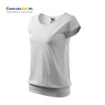 Koszulka bawełniana damska luźny krój 150g City 120 Adler Malfini biały