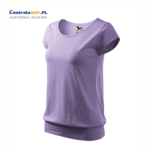 Koszulka bawełniana damska luźny krój 150g City 120 Adler Malfini lawendowy