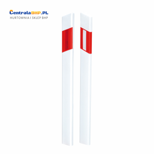 Słupek drogowy, prowadzący U-1a pachołek pachołki KWZ-CONE U1A KWAZAR biało-czerwony