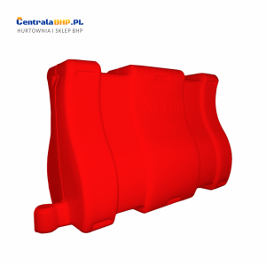 Separator ruchu U-25c bariera bariery KWZ-BARRIER U25 KWAZAR czerwony