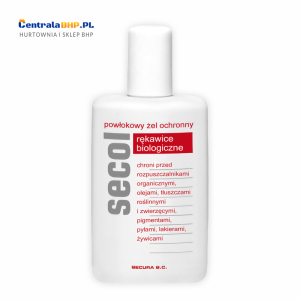 Rękawice biologiczne SECOL w formie hydrofilowego żelu ochronnego SECURA