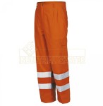 Spodnie robocze do pasa odblaskowe ostrzegawcze Industrial Starter pomarańczowo-granatowe