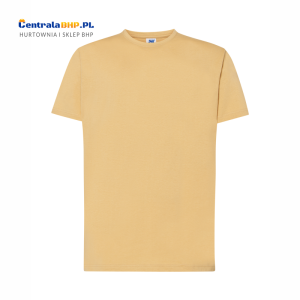 Koszulka T-shirt Męska Reklamowa Robocza JHK Pod Nadruk Gramatura 150 g Piaskowa Sand