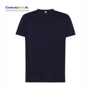 Koszulka T-shirt Męska Robocza Reklamowa JHK Pod Nadruk Gramatura 150 g Granatowa Navy
