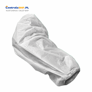 Zarękawki foliowe zarękawek ochraniacz RFOL 40cm x 20 cm Reis biały 100szt