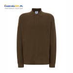 Koszulka polo męska z długim rękawem ochronna robocza JHK LS khaki