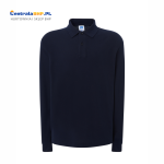 Koszulka polo męska z długim rękawem ochronna robocza JHK LS granatowa Navy