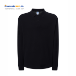 Koszulka polo męska z długim rękawem ochronna robocza JHK LS czarna Black