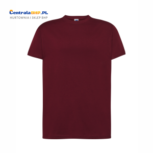 Koszulka T-shirt Męska Robocza Reklamowa JHK Pod Nadruk Gramatura 150 g cardinal