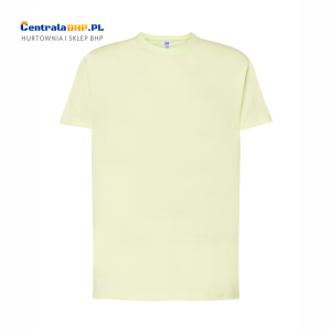 Koszulka T-shirt Męska Robocza Reklamowa JHK Pod Nadruk Gramatura 150 g light yellow neon