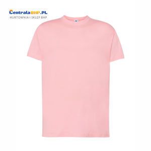 Koszulka T-shirt Męska Robocza Reklamowa JHK Pod Nadruk Gramatura 150 g pink neon  