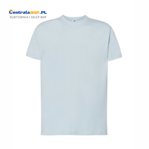 Koszulka T-shirt Męska Robocza Reklamowa JHK Pod Nadruk Gramatura 150 g sky blue neon