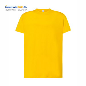 Koszulka T-shirt Męska Robocza Reklamowa JHK Pod Nadruk Gramatura 150 g mustard