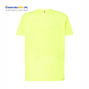 Koszulka T-shirt Męska Robocza Reklamowa JHK Pod Nadruk Gramatura 150 g gold fluor