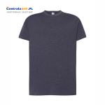Koszulka T-shirt Męska Robocza Reklamowa JHK Pod Nadruk Gramatura 150 g denim heather