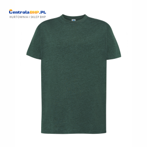 Koszulka T-shirt Męska Robocza Reklamowa JHK Pod Nadruk Gramatura 150 g bottle green heather