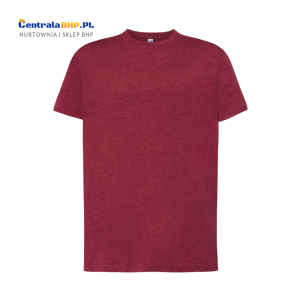 Koszulka T-shirt Męska Robocza Reklamowa JHK Pod Nadruk Gramatura 150 g burgundy heather