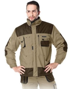 Kurtka Robocza Ochronna Ocieplana Męska Leber&Hollman LH - FMNW - J Beżowa Reis