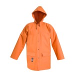 Kurtka Przeciwdeszczowa AJ GROUP 101 Poliester PCV Pros Pomarańczowa