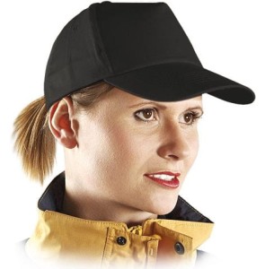 Czapka Z Daszkiem Ochronna Cieńsza CZ Reis Czarna 