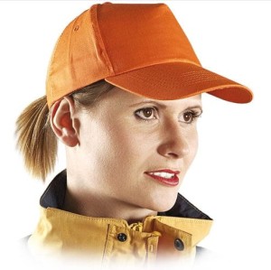 Czapka Z Daszkiem Ochronna Cieńsza CZ Reis Pomarańczowy