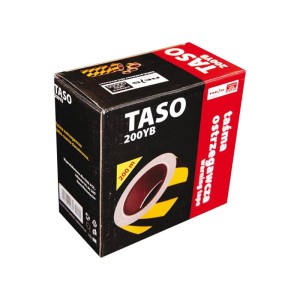 Taśma Ostrzegawcza Dwustronna TASO200  Żółto-Czarna Reis Długość 200m