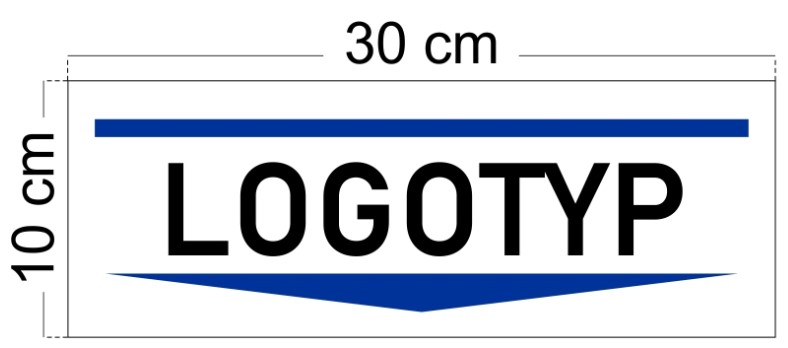 logotyp nadruk flex
